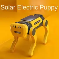 Bionic Electric Mechanical Dog Solar System Remote Control RC Robot Toys Running Intelligent Electric Robot Dog Children Toy 2