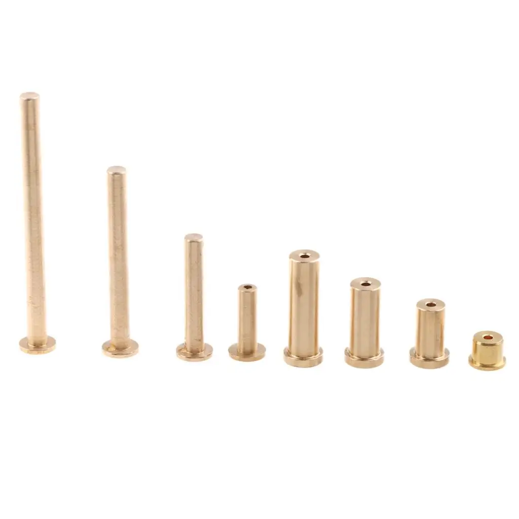 8 Pack Premium Brass Golf Shaft Tip Plug Irons Woods Swing Weight 2/3/4/6/8g 4