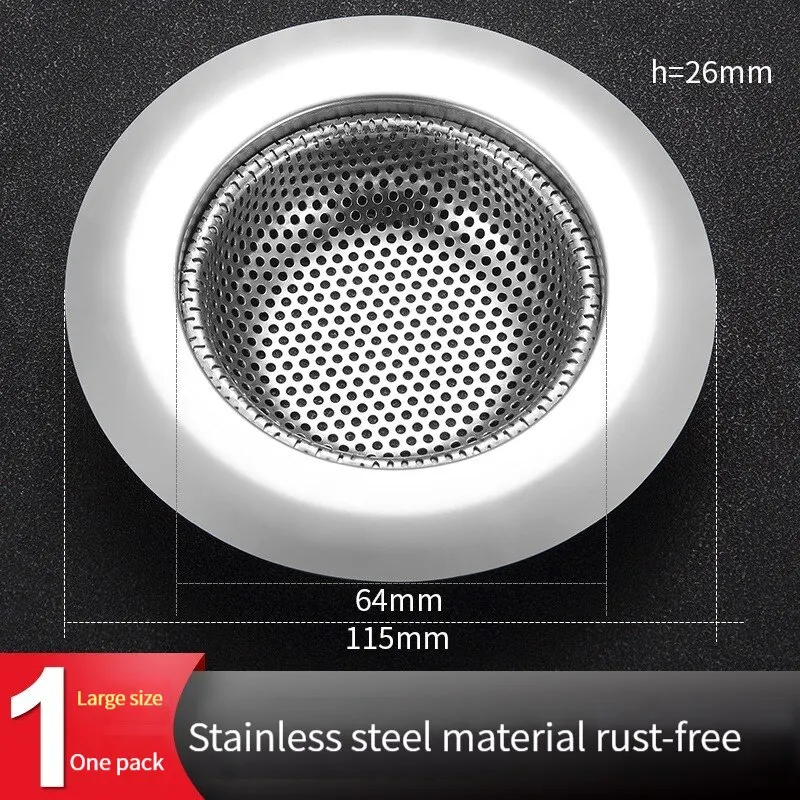 Stainless Steel Sink Drain Strainer Kitchen Sink Floor Anti Clogging Magic Odor