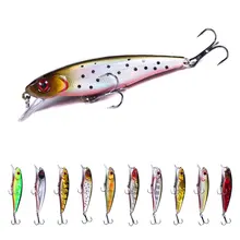

1PCS Minnow Fishing Lure Artificial Hard Bait Bionic 3D Eyes 8.8cm 9.2g Floating Wobbler Crankbait Bass Trolling Fishing Tackle