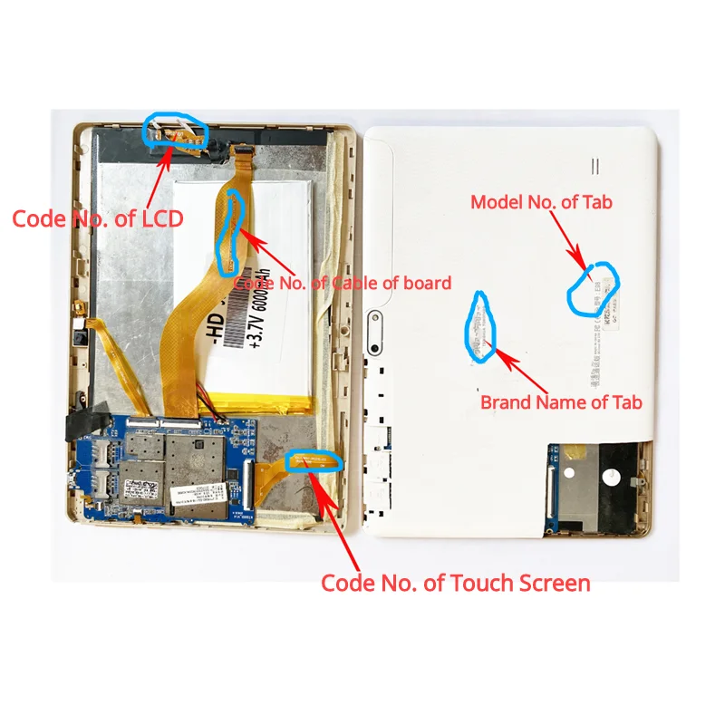 de Vidro Externo Preto, Teclast M40 Além