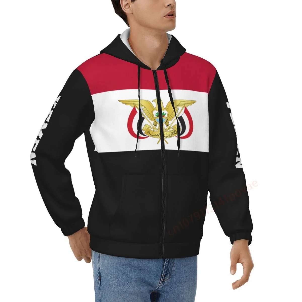 Sudadera con capucha con estampado 3D de la bandera de Israel para