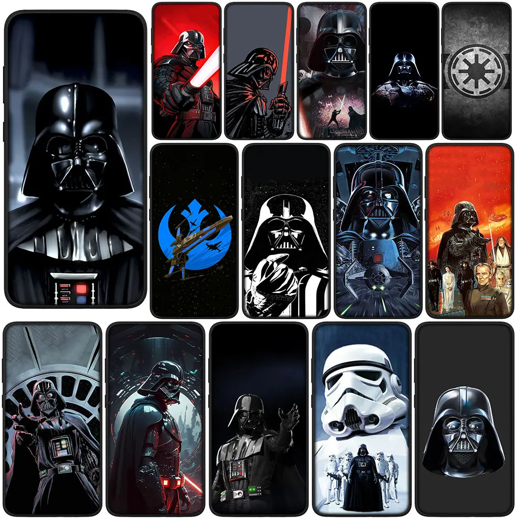 Darths Vaders Stars Jedis W-Wars Cover Custodia Per Telefono Per Samsung Galaxy S23 S22 S21 S20 Fe Ultra S8 Plus M21 + Custodia Morbida Funda