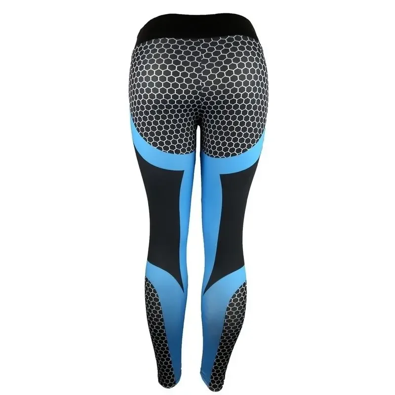 271004007 Leisure Fitness Hot Digital Printing Yoga Pants High Waist and Hip Lifting Sports Pants Slim Fit Leggings