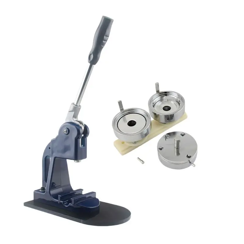 

round Shape 37mm badge mould+new pro badge machine can interchangeable Die Mould machine