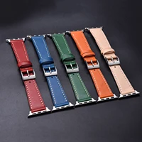 Bracelet en cuir léger pour Apple Watch 49mm 45mm 41mm 44mm 40mm 46mm IWatch Series 10 9 8 7 SE Ultra 2 3 4