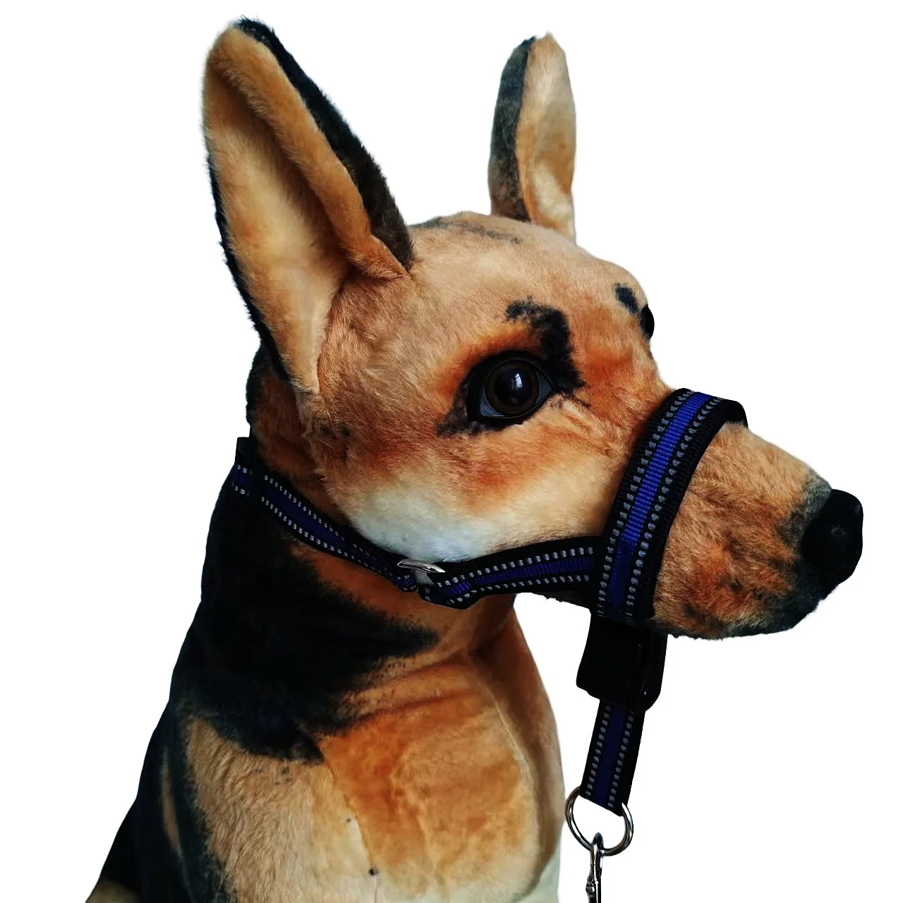 Dog Head Collar Padded Head Halter with Reflective Stitches for Medium and Large Dogs to Stop Heavy Pulling Problem Adjustable dog harness
