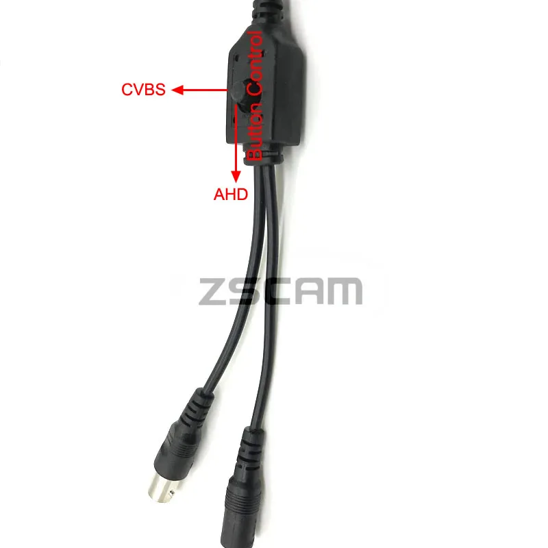 M12 5-50mm Manual Focus Lens 1080P AHD/CVBS Mini Overtaking Camera Analog CCTV 35mm Security Car Mounted OSD Camera 6