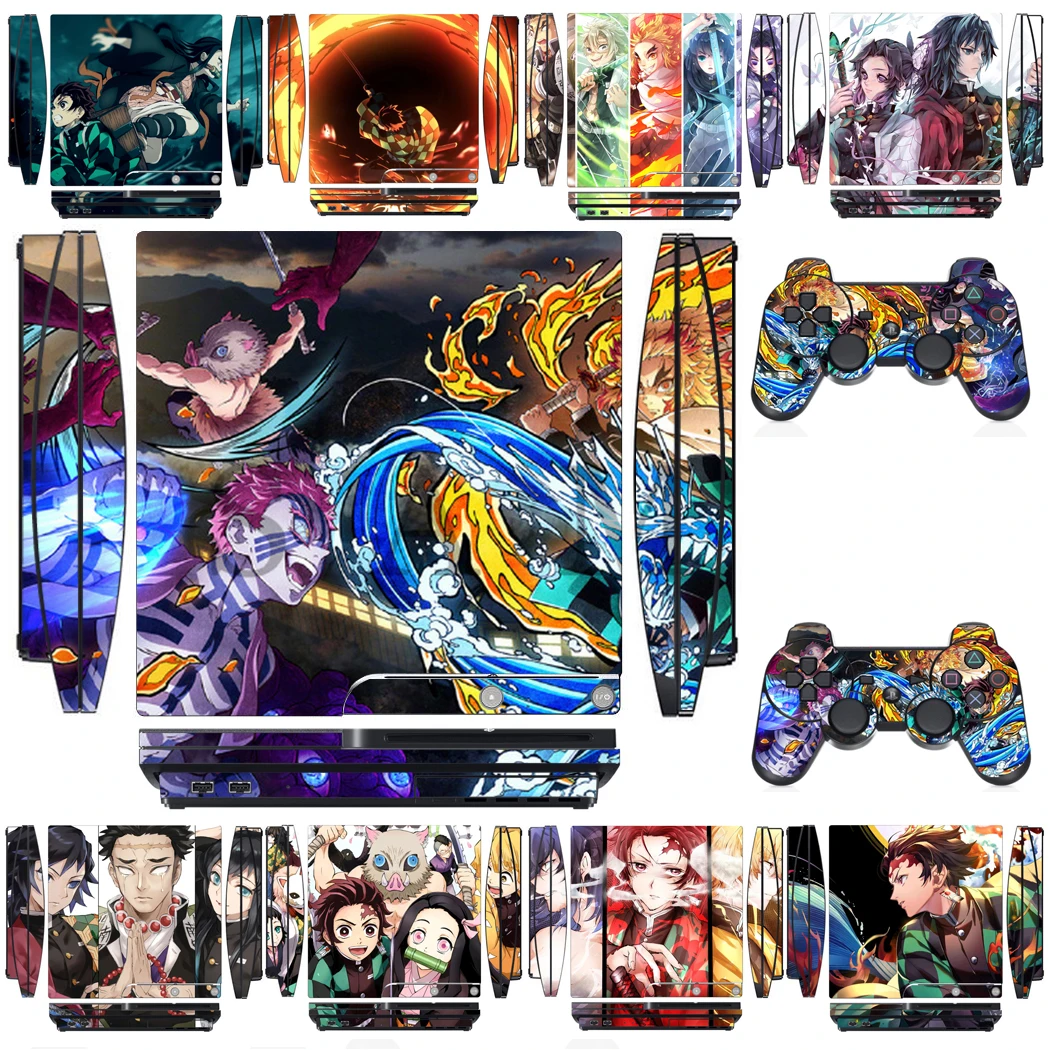 2501-Vinyl-Skin-Sticker-Protector-for-Sony-PS3-Slim-PlayStation-3-Slim ...