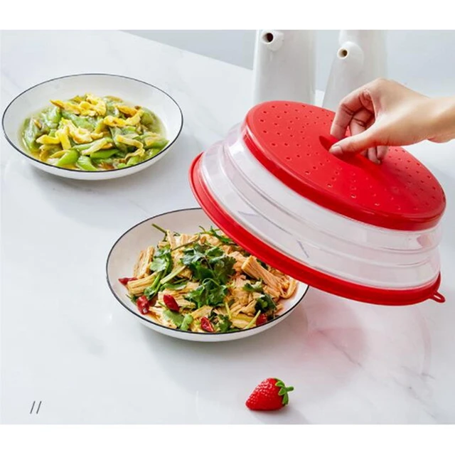 Collapsible Microwave Food Cover