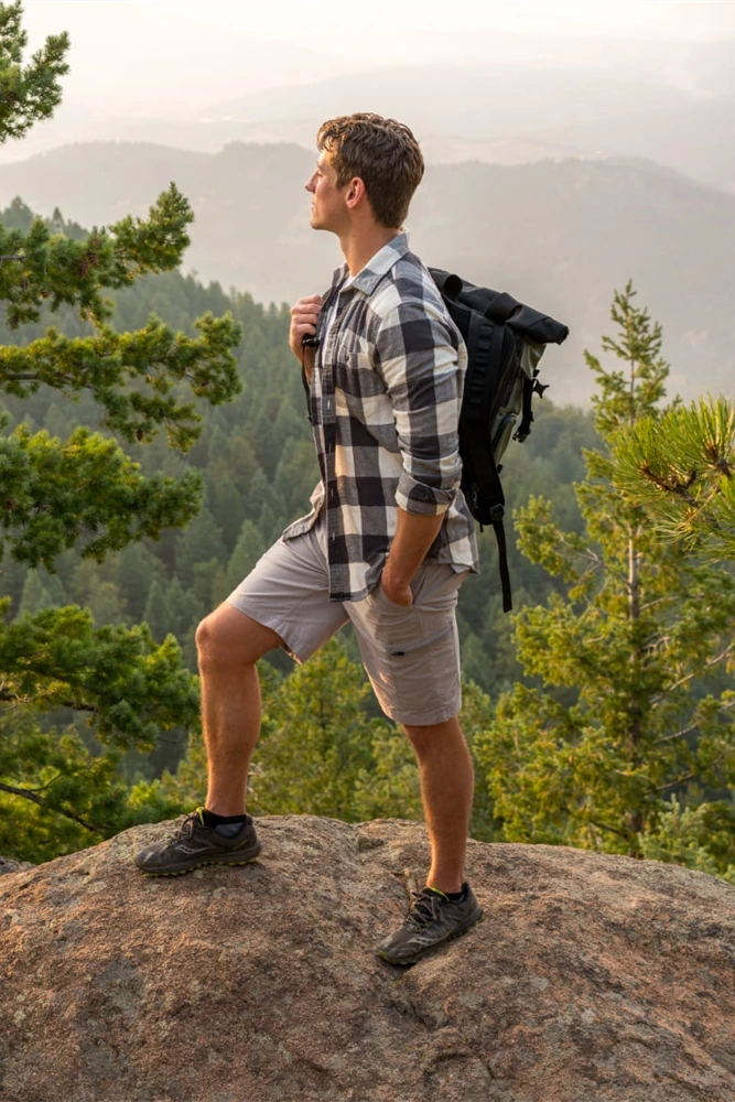 Men's Classic Cargo Stretch Short Pants Summer Golf Shorts Men Quick Drying Breathable Outdoor Sports Shorts Fishing
