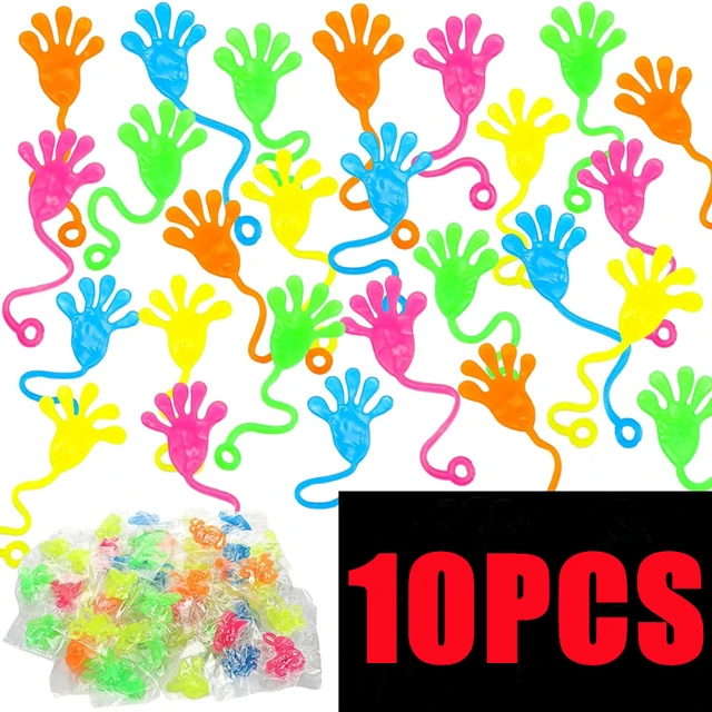 10-1PC Mini Sticky Hands Toys Perfect for Children Party Favors Boys and girls Pinata fillers Christmas Gift Bag Carnival Prizes 1