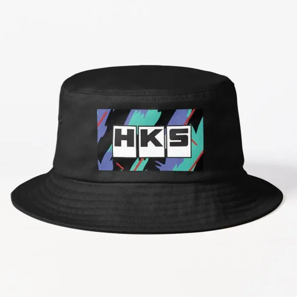 

Hks Retro Pattern Bucket Hat N21Mens Outdoor Casual Caps Solid Color Women Boys Fish Sport Fishermen Spring Sun Hip Hop