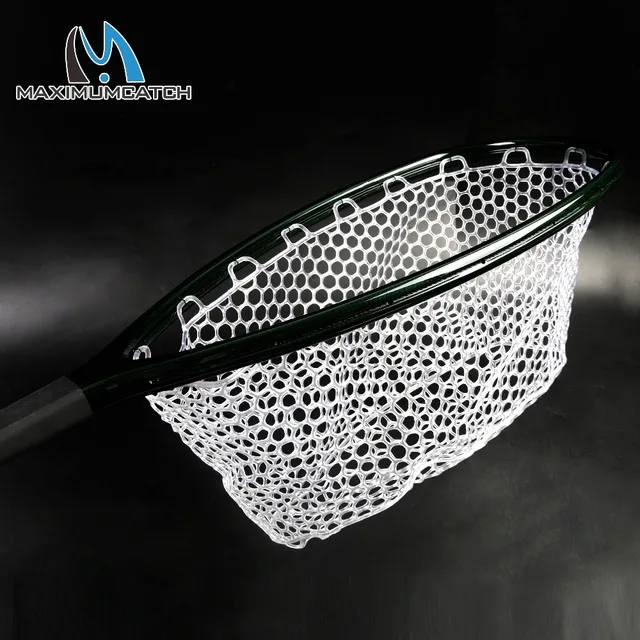 Maximumcatch Fly Fishing Landing Net Solid Carbon Fiber Frame Nomad Hand  Strong & Light Clear Rubber Net - AliExpress