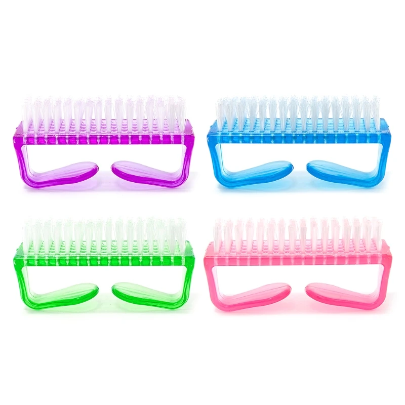 

Q1QD Finger Brush Hand Fingernail Scrub Brushes Soft Stiff Bristles Scrubber Toes Cleaning Brush For Clean Dust