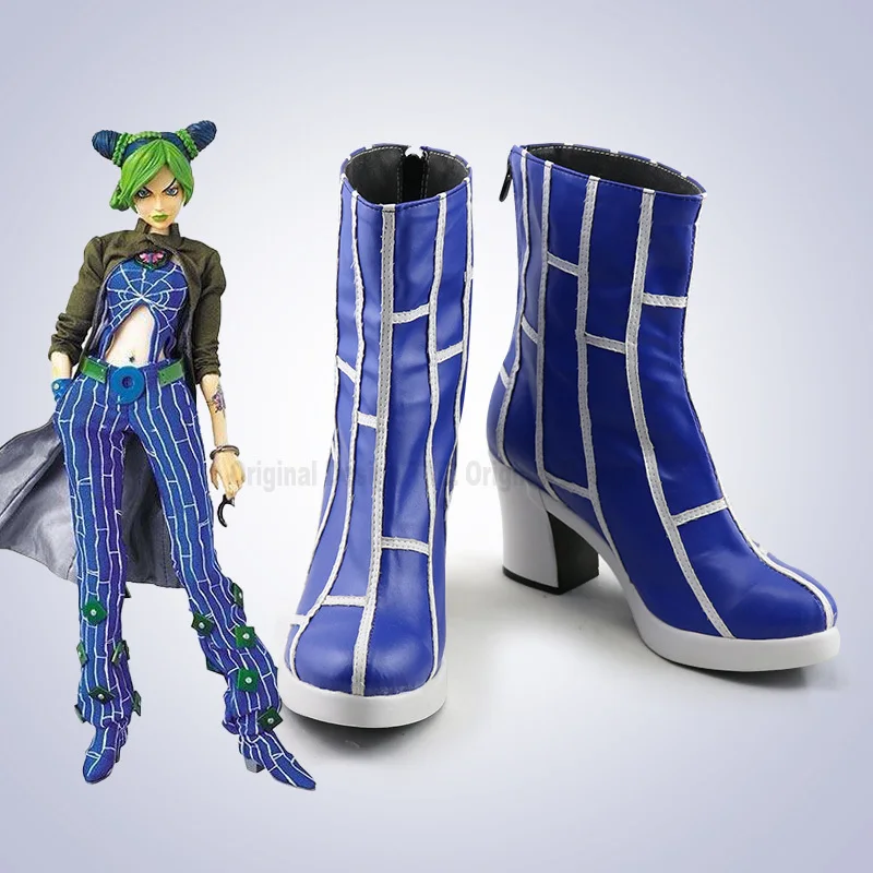 

JJoJo's BBizarree Adventure 6 Stone Ocean Jolyne Cujoh Kujo Jolin Characters Anime Costume Prop Cosplay Shoes Boots