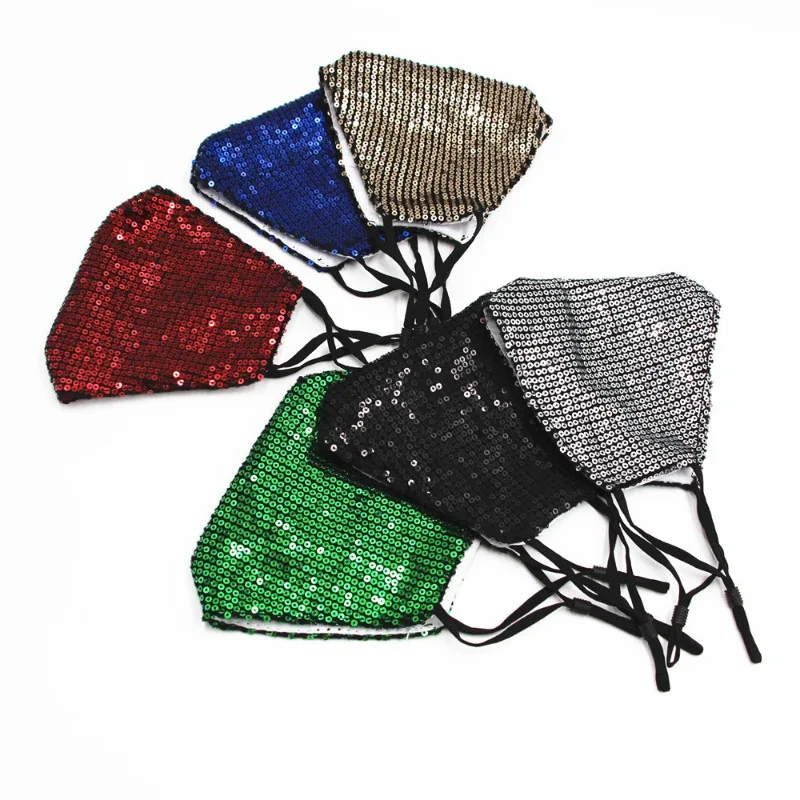 Sequins Cosplay Face Cover Breathable Washable and Reusable Mouthcover 6