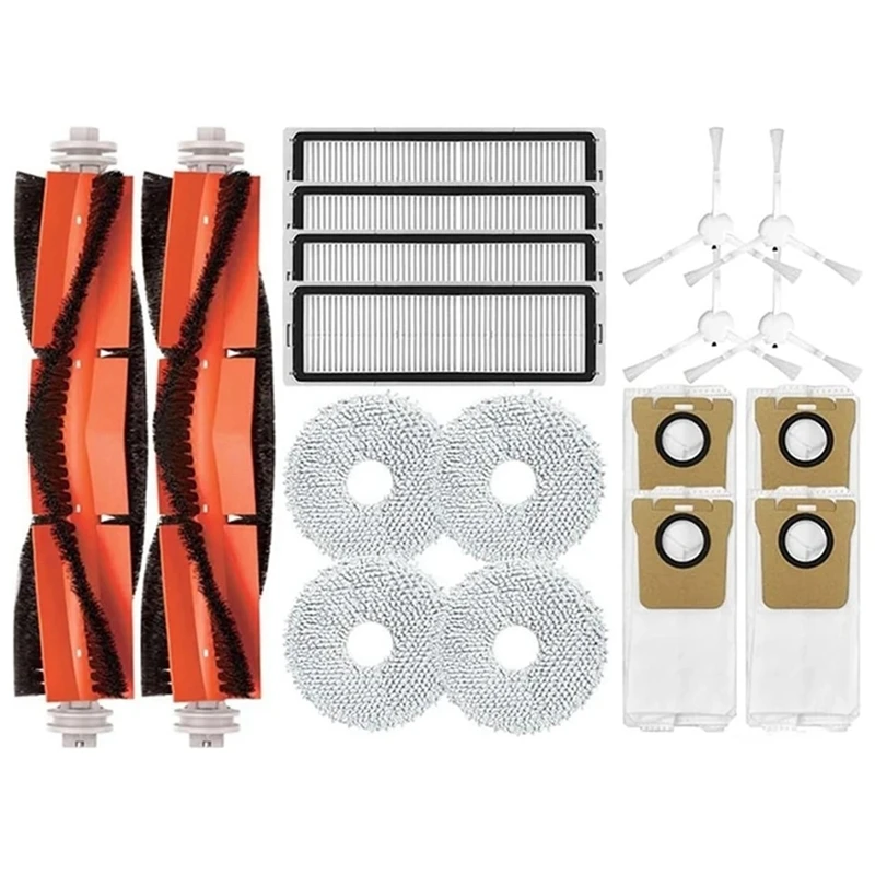 

For Xiaomi Robot Vacuum X10+ X10 Plus B101GL Spare Parts Main Side Brush Hepa Filter Dust Bag Rag Mop Cloth Replacement
