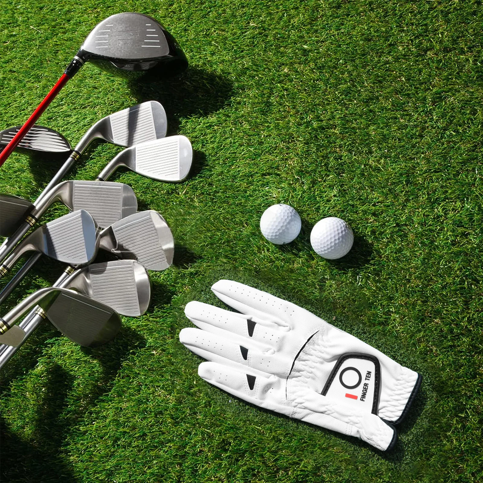 Cabretta Sof メンズゴルフグローブ L 6個セット Cabretta Sof メンズゴルフグローブ L 6個セット 6 個/3 ペア全天候型