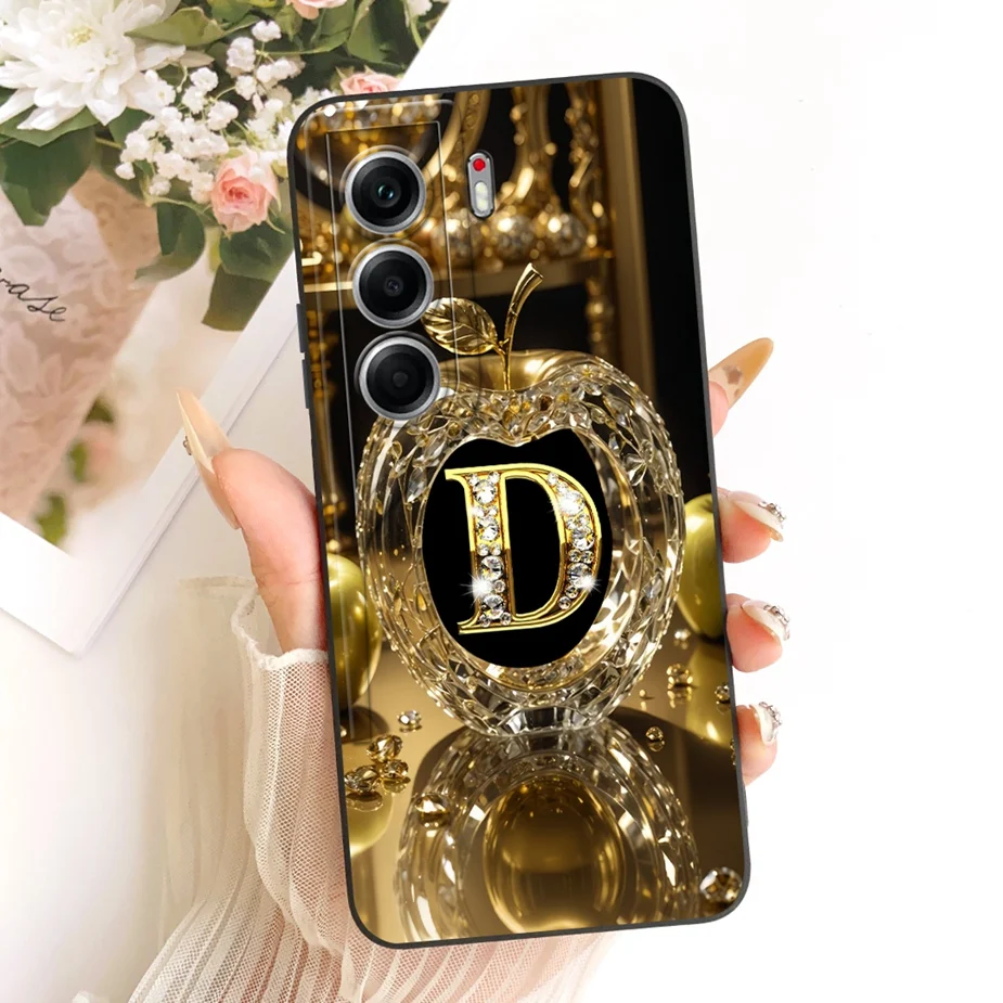 Cute Letters Soft TPU Phone Case - Stylish Protective Cover