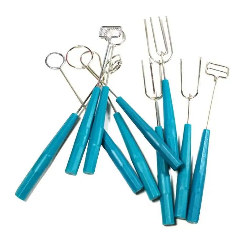Description Picture 2 of item10pcs 1 SetForks Candy Dipping Forks Dipping Fork Tools Chocolate Diy Decorating Tool Set Chocolate Fork Set