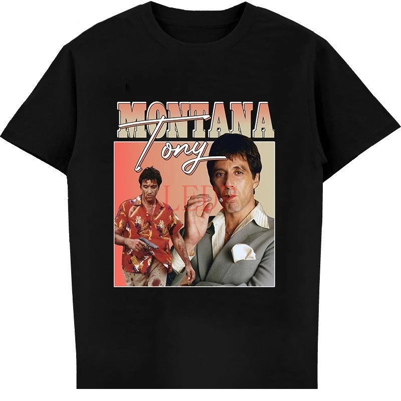 

Хлопковые рубашки с коротким лицом Тони Монтана