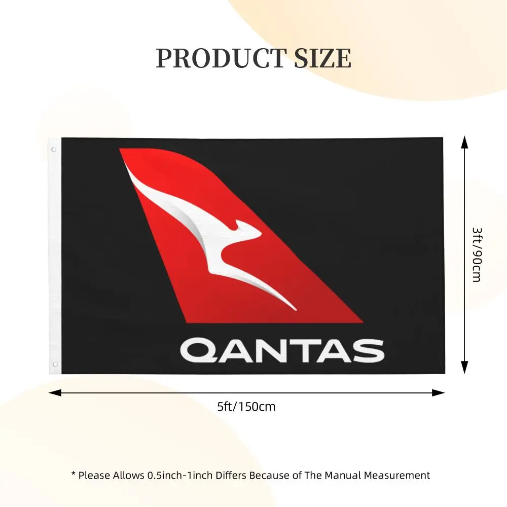 NEW Qantas Airways Double Sided Banner Breeze Flag Garden Flag Decorative  Flag Party Banner 3x5FT (90x150cm) - AliExpress, image size:1000x1000