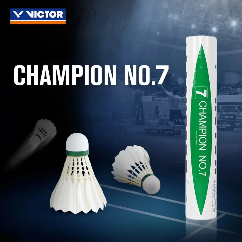 Original Victor Badminton Duck Feather 12 pcs shuttlecocks badminton shuttlecock,badminton ball,feather shuttlecock
