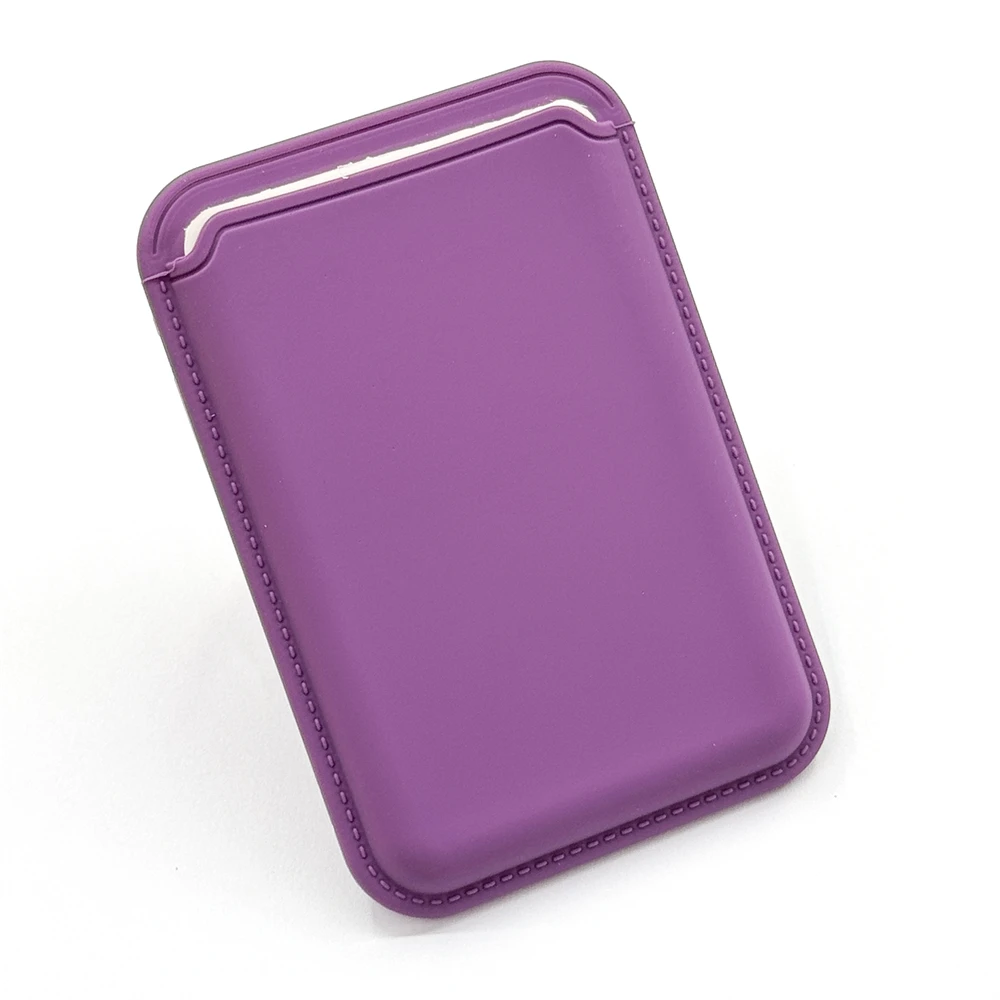 Enhanced Silicone Magnetic Wallet Card Holder - Universal Smartphone Accessory