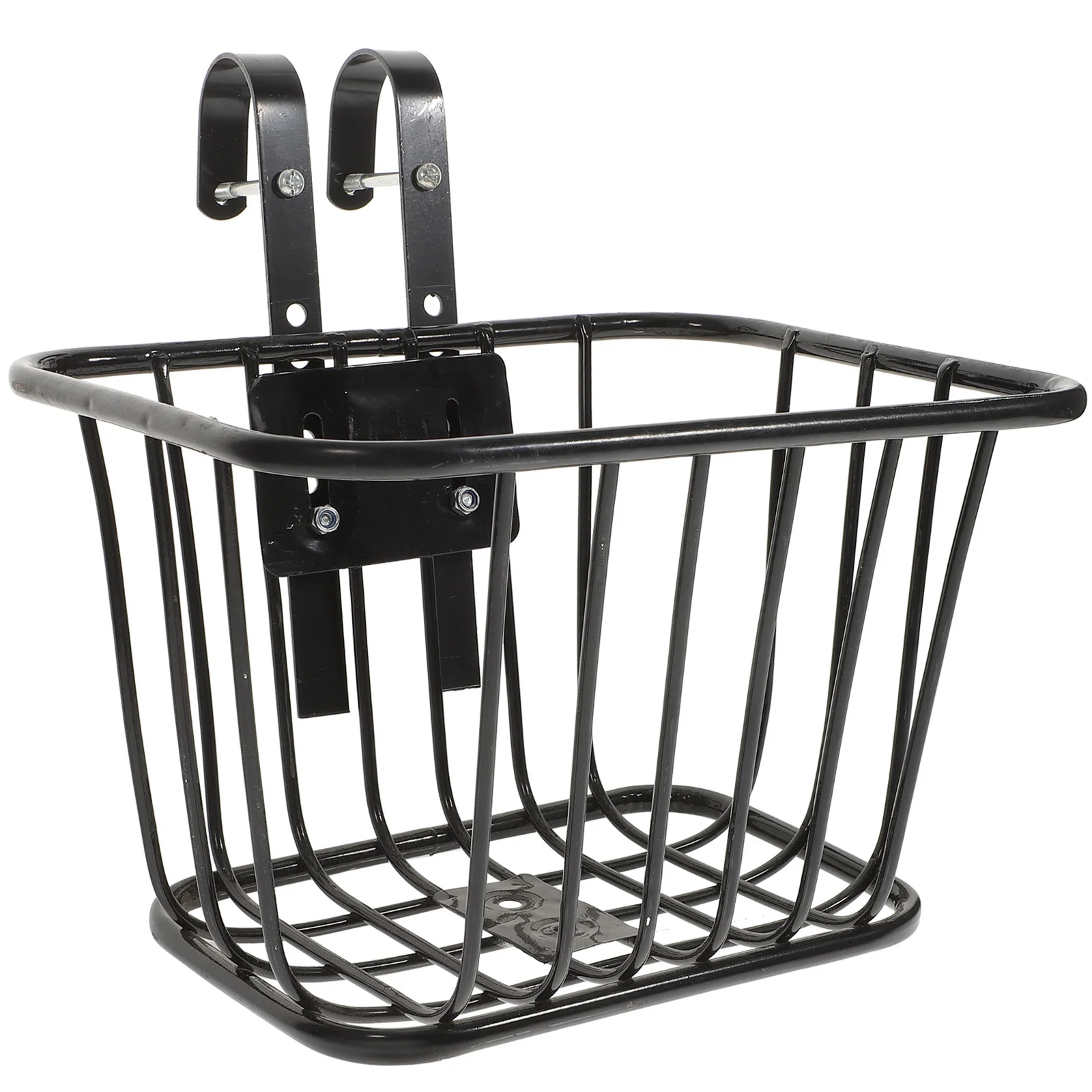 

Bicycle Basket Bike Accessory Bikes for Adults Electric Metal Pets Handlebar Cycling with Hook Storage