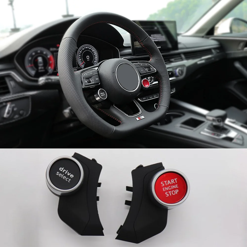 R8 button for Audi B9 A4 A5 S4 S5 RS4 RS5 2017-2022 steering wheel start switch driving mode switch