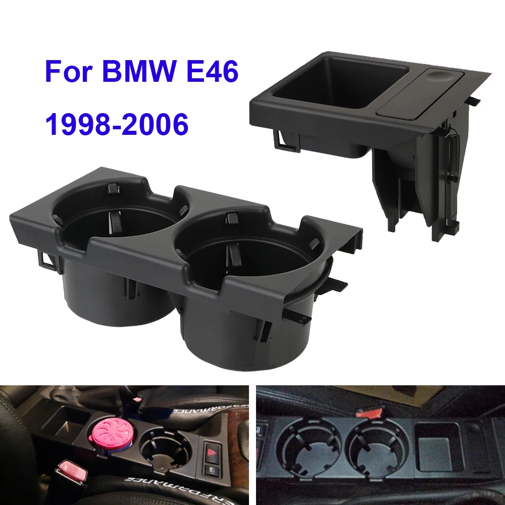 자동차 센터 콘솔 물컵 거치대, BMW 시리즈 3 E46 318 320 325 330 1998-2006 음료 병 스탠드 동전 트레이 액세서리