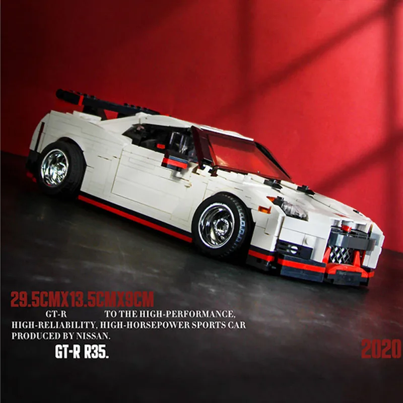 

Assembling Building Block 1:14 Scale Creative Sports Car Classic Set Adult Display Collect Model Children Puzzle Gift Souvenir