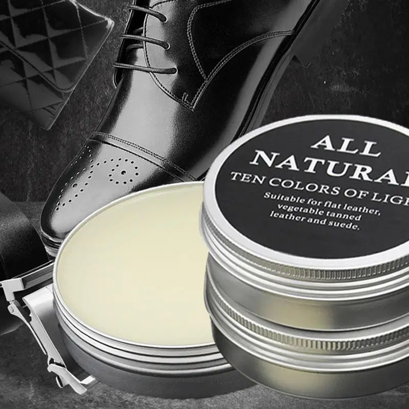 30/50/100g Leather Care Cream Mink Oil Cream For Leather Shoes Bags Leather Maintenance Cream Practical Leathercraft Accessories