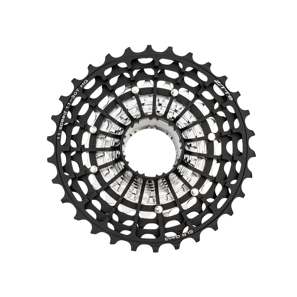 Bicycle Cassette Bicycle Sprocket Gear Bike Freewheel ZTTO Road Bike 11 Speed Flywheel 28/30/32/34/36T Ultra-lightweight Cassette 11 S Integrated Freewheel 11V Sprocket HG Structure