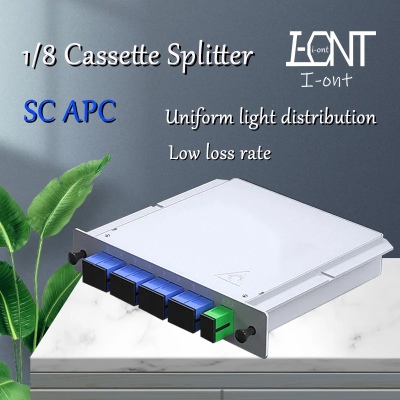 Spedizione Gratuita Sc/Upc 1 X8 Fibra Ottica Ftth Cassetta Accoppiatore Ottico Sc Upc Plc 1 X8 Fibra Splitter Cassette