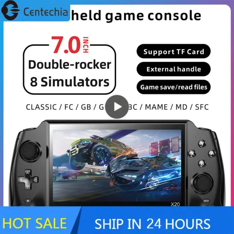 

Game Machine Handheld Nostalgia Retro Two-player Game 8 Simulators 5.5 Inch Large Screen Support For Downloading Games