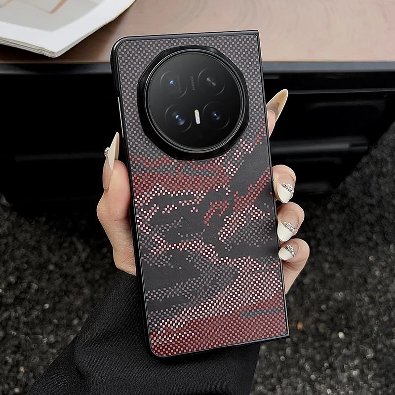 Magnetic Luxury Carbon Fiber Pattern Phone Case - ELVEV Anti-Drop Protection