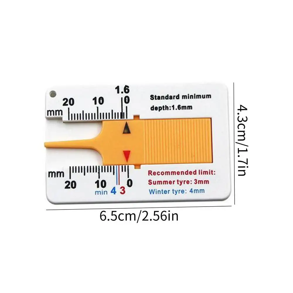 Misuratore Digitale Profondit&agrave; Battistrada | Calibro Pneumatici 0-25,4mm | Precisione &plusmn;0,01mm Per Auto, Moto, Camion