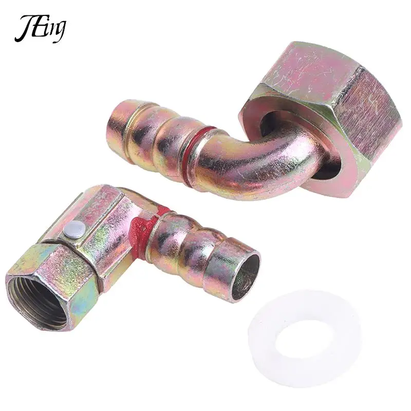 1pc Brass Hose Fitting 11mm 19mm Gas Cooker Universal Joint Hose Connection Internal Thread Intake Elbow Screw Connector Coupler