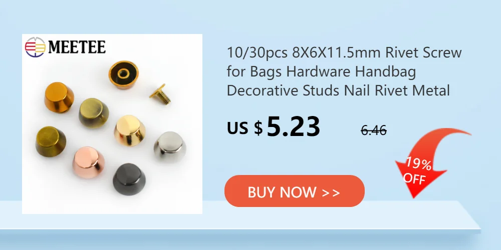 5/10Pcs Deepeel 12-25mm Zipper Tail Clip Buckles Metal Zip End Stopper with Screw Zips Repair Kits DIY Bag Hardware Accessories