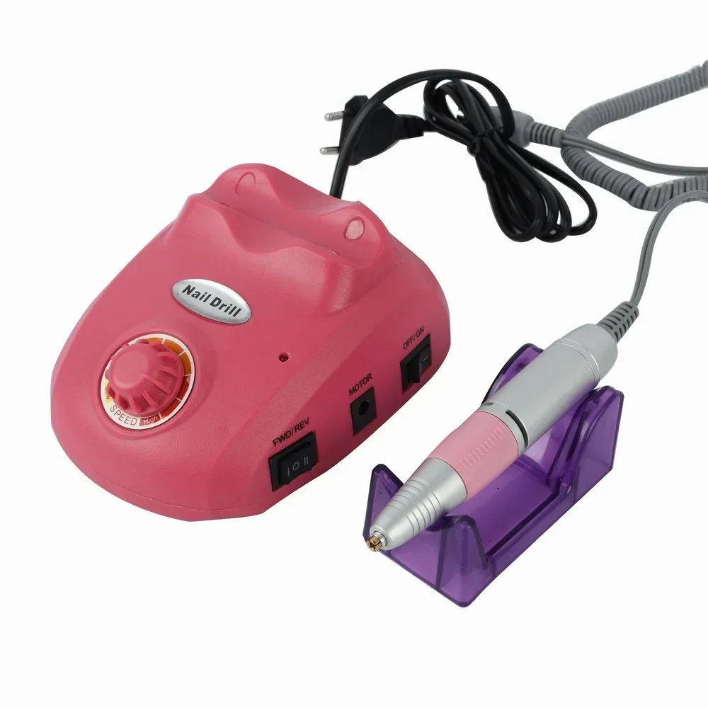 20W 35000RPM 전기 매니큐어 기계 드릴, 커터가 있는 네일 키트 도구, 밀링 커터, 파일 아트