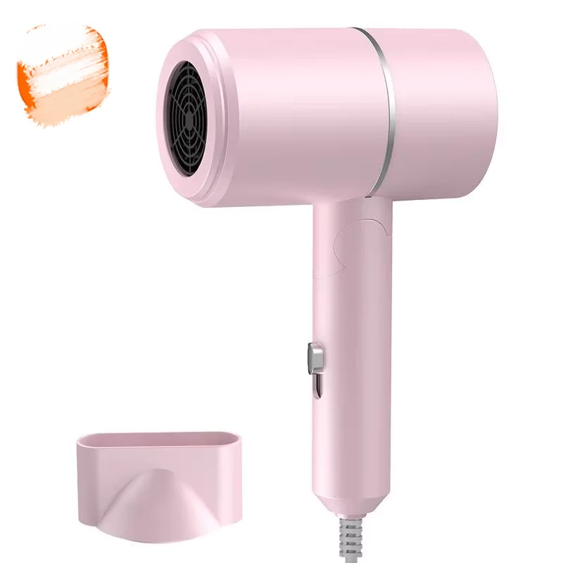 Mini Folding Hairdryer 750W with Carrying Bag Hot Air Anion Hair Care for Home Travel Hair Dryer Dormitory Blow Drier 3