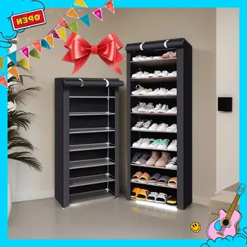 NEW  Hanging Shoe Rack with Non-Slip Fabric Shoe Storage For Dorm Room, Bedroom Closet Apartment Over-The-Door Shoe Organizer