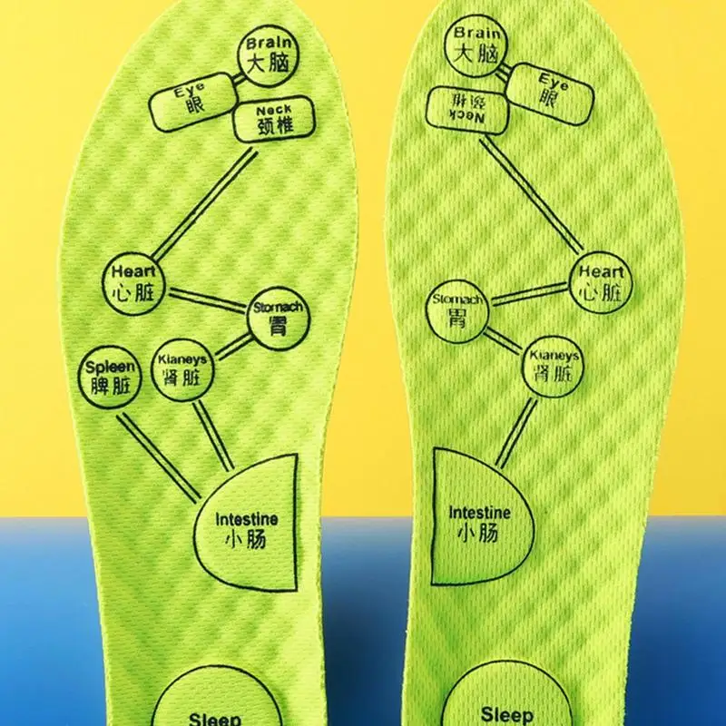 Men Women Soft Breathable Sports Cushion Inserts Sweat-absorbing Deodorant Insole Shoe Pads Sweat-Absorbing Deodorant Insoles