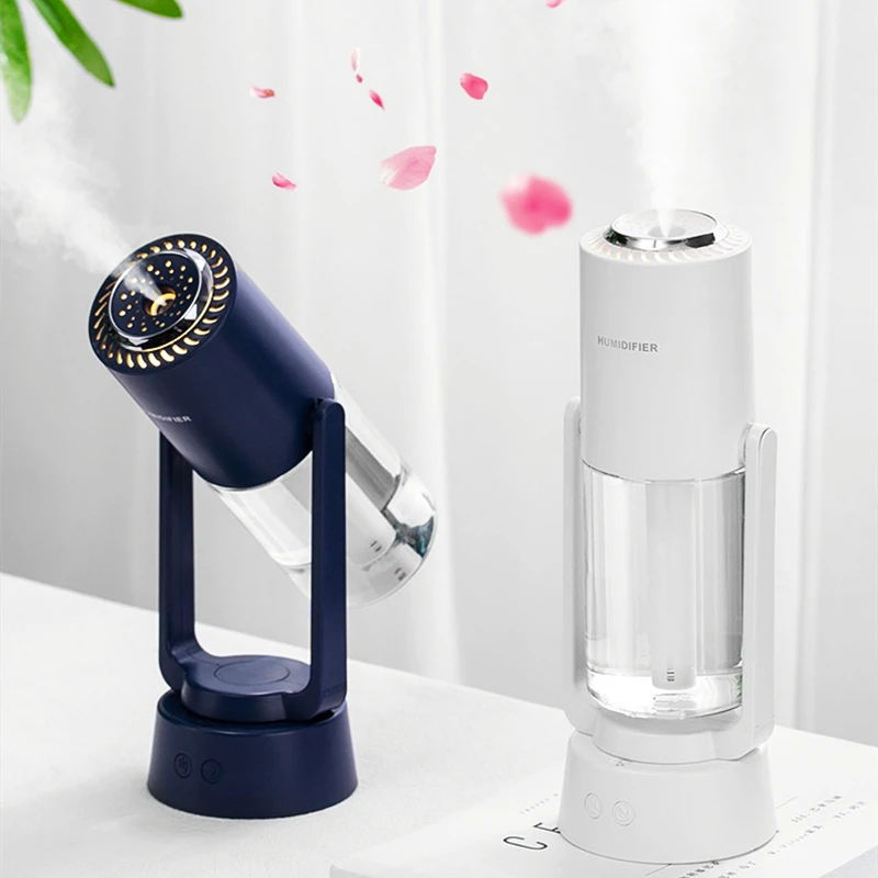 Auto-rotate Wireless Magic Shadow Humidifier USB Mist Spray Projector Lamp Ultrasonic Cool Maker Aroma Diffuser for home | Бытовая