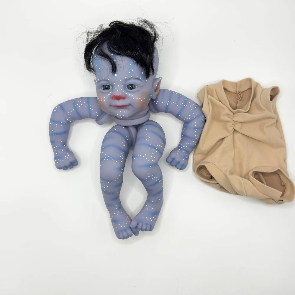 Bebe Reborn 인형 키트, 아바타 요정 삼림지대, 실물 같은 미완성 인형 부품, DIY 장난감, 19 인치