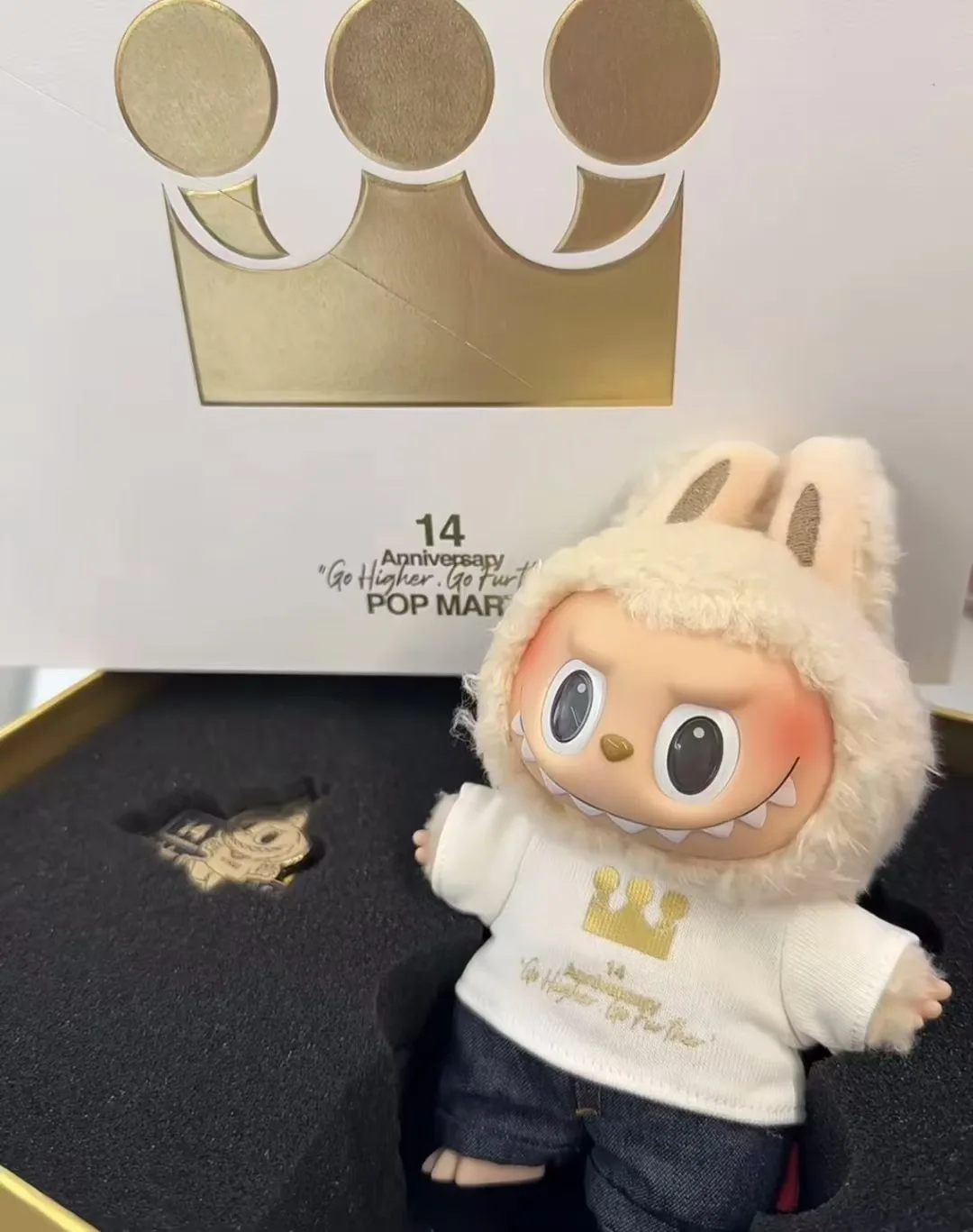 Popmart 14th Anniversary Employee Gift Box Labubu Vinyl Doll Doll