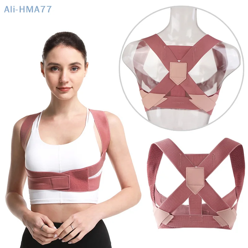 

Women Adjustable Elastic Back Support Belt Chest Posture Corrector Shoulder Brace Body Shaper Corset Invisible Body Shaper