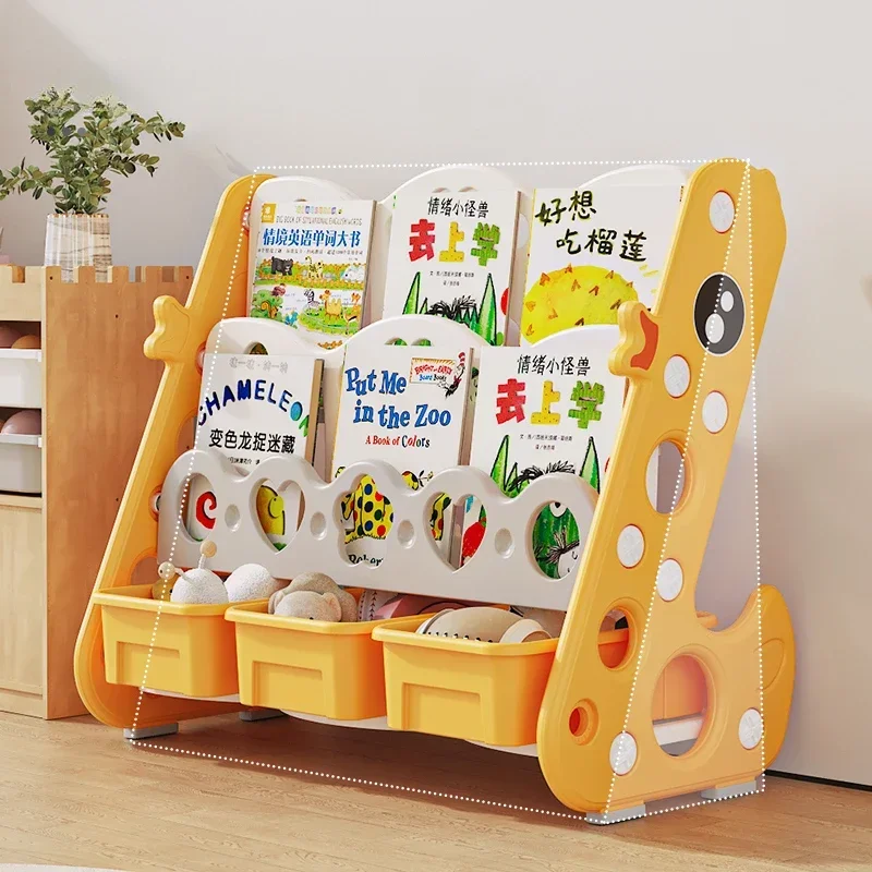 Children Display Stand Bookshelf Children's Wall Behind Door Reading Magazine Storage Estantes Infantis Bookcases Furniture